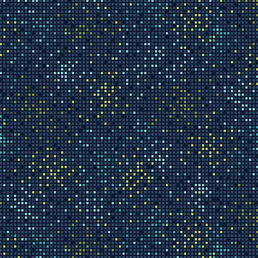 Cityscape Night by Benartex 17125-59 City Lights Night Pixel | SOLD BY THE HALF-YARD