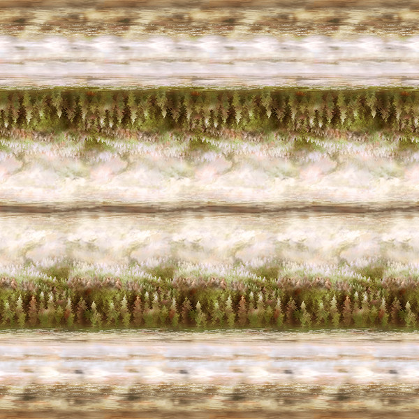 Hoffman Best Loved by McKenna Ryan - Ombre Treeline Water Landscape MRD2-52 Cinnamon | SOLD BY THE HALF-YARD