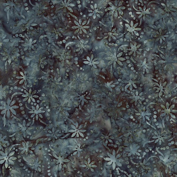 Riley Blake Batiks Vibrant Pointillism 107/108"Wideback Steel Saphire BTWB23596-163 | SOLD BY THE HALF-YARD