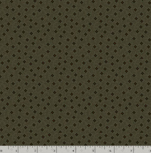 Marcus Fabrics Pineberry Lane R172006D-GREEN Boxwood | SOLD BY THE HALF-YARD
