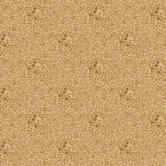 Marcus Fabrics Pineberry Lane R172001D-CREAM Winterberry | SOLD BY THE HALF-YARD