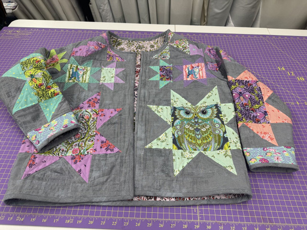 Class:  Beachcomber Quilted Jacket 3-Day SATURDAY Class: Sept 5, Oct 3, Dec 5| 9:00am -1:30pm