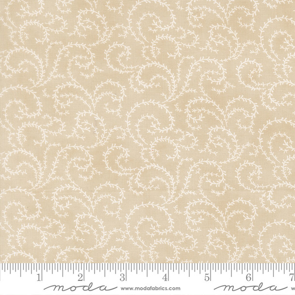 Breathtaking Blues by 3 Sisters for Moda - 44407 12 Vine Blender Ecru | SOLD BY THE HALF-YARD