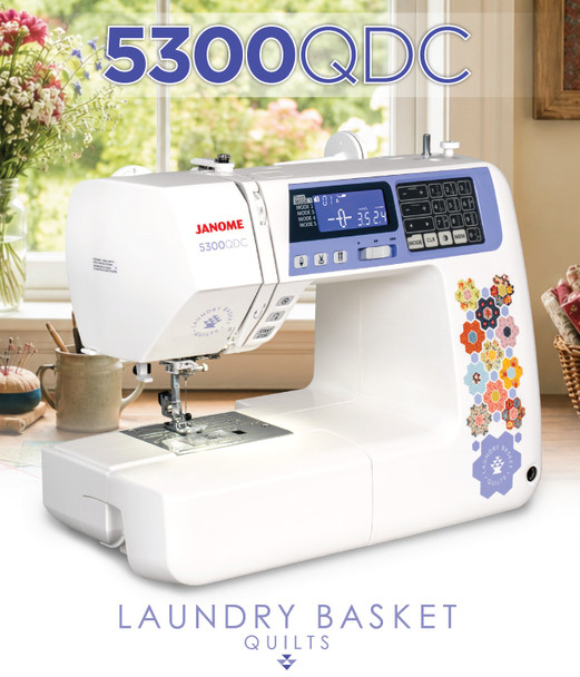Janome 5300 QDC LBQ Laundry Basket Quilts | Sewing Quilting Machine