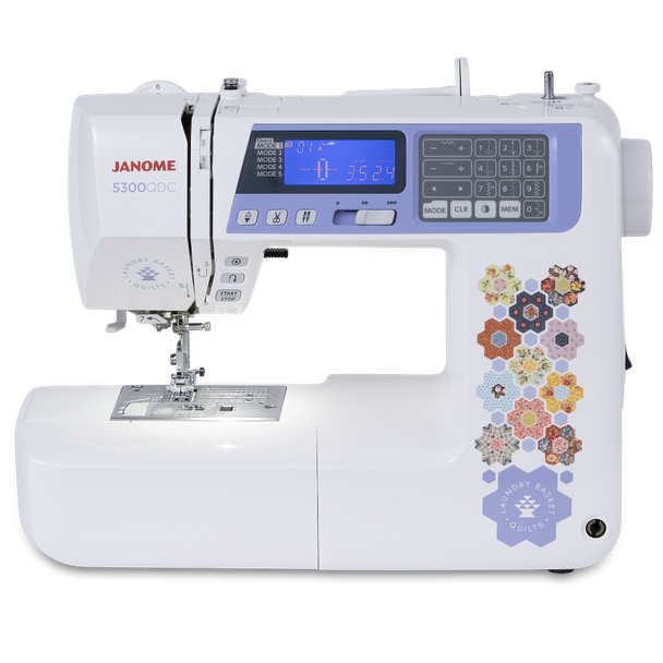 Janome 5300 QDC LBQ Laundry Basket Quilts | Sewing Quilting Machine