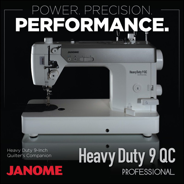 Janome HD9 QC Professional Heavy Duty Sewing Quilting Machine