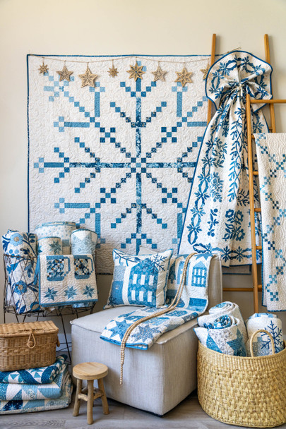 Edyta Sitar BLOCK OF THE MONTH KIT: WINTER MAGIC by Laundry Basket Quilts