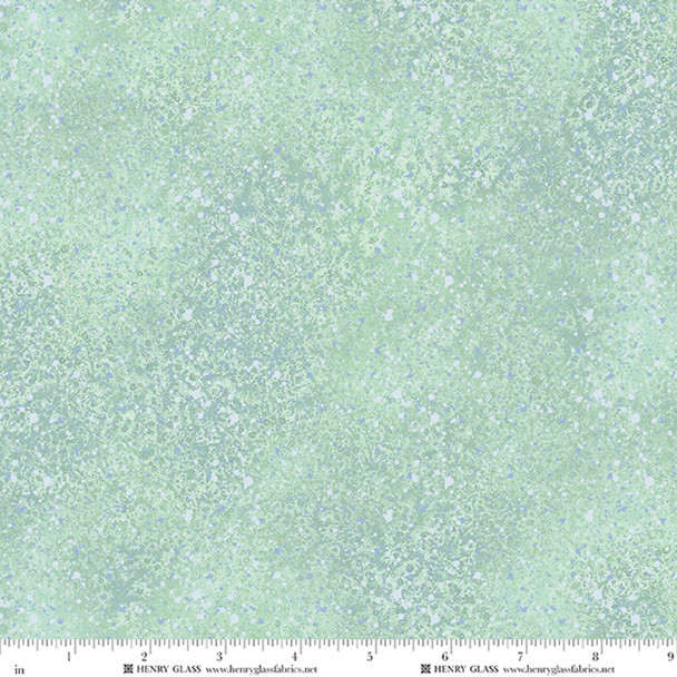 Beyond the Pines Digital by Henry Glass 3685-16 Crystal Frost Texture Winter Green | SOLD BY THE HALF-YARD