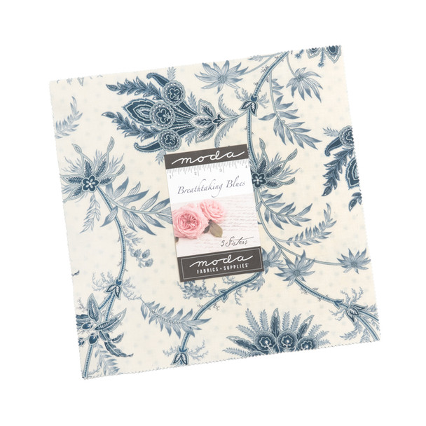 Breathtaking Blues by 3 Sisters for Moda  44400LC Layer Cake 10" squares
