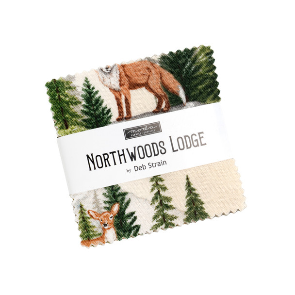 Northwoods Lodge by Deb Strain for Moda 56190MC Mini Charm Pack 42 pcs 2.5"x2.5"