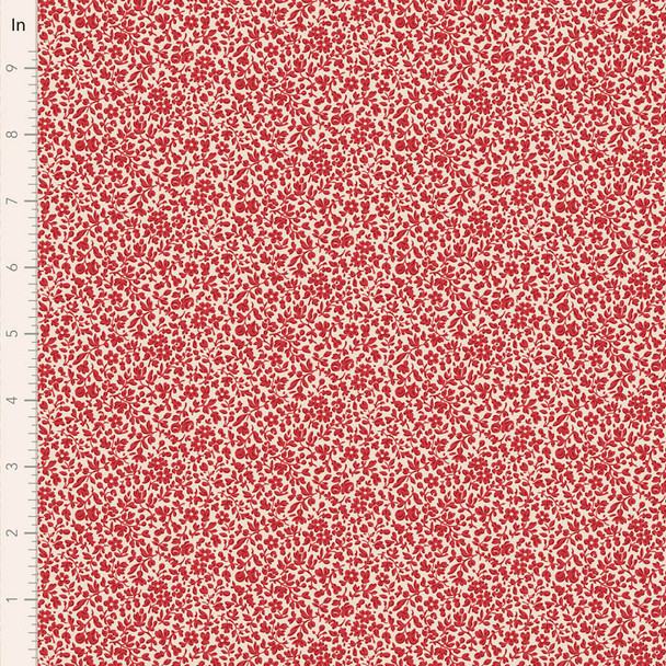 Pre-Order Tilda Merry Little Christmas Blender Eve Red 110138 | SOLD BY THE HALF-YARD