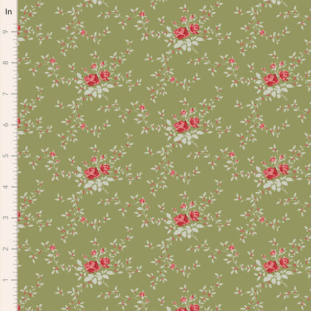 Pre-Order Tilda Merry Little Christmas Blender Noel Moss 110145 | SOLD BY THE HALF-YARD