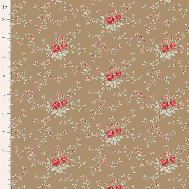 Pre-Order Tilda Merry Little Christmas Blender Noel Taupe 110149 | SOLD BY THE HALF-YARD