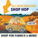 All New England Shop Hop Fabrics