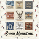 Snow Mountain by Dan DiPaolo for Clothworks
