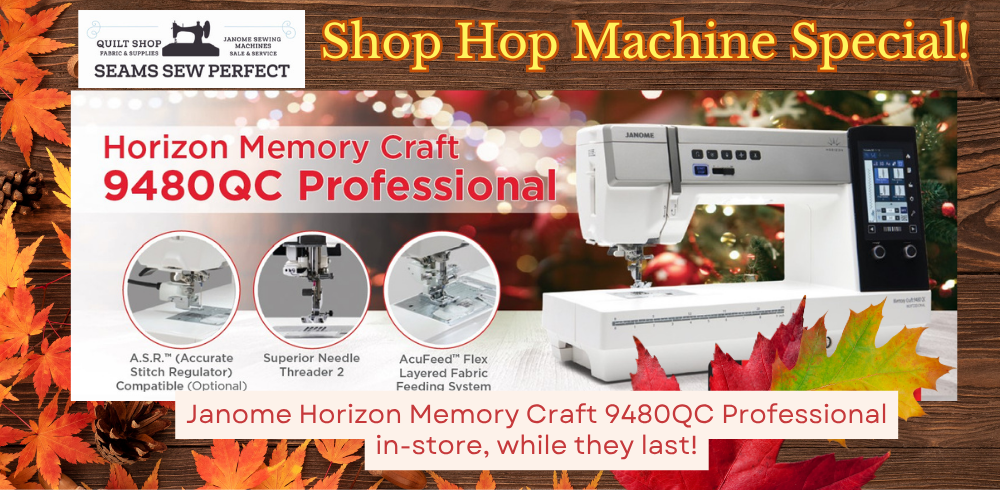 Janome Machine Shop Hop Specials! 
