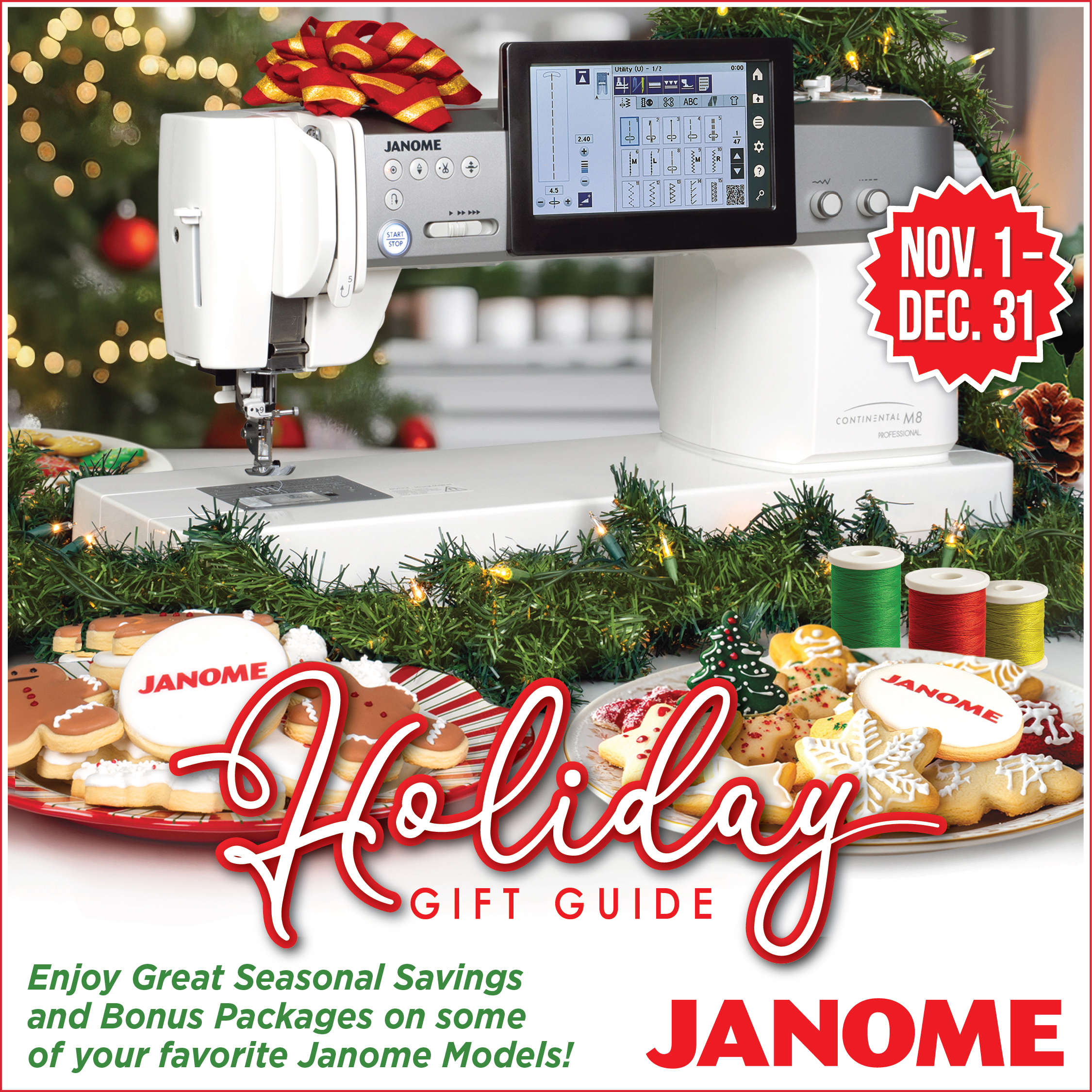 Janome Holiday Gift Guide 2025