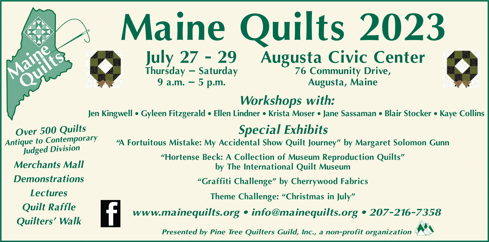 Maine Quilts Maine's Premier Quilt Show Visit Seams Sew Perfect at