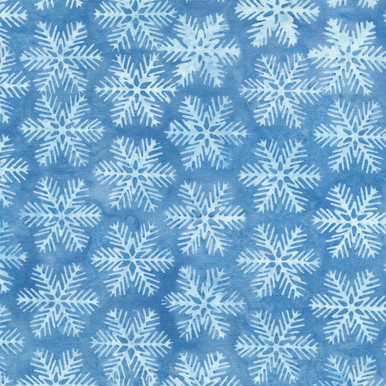 Island Batik Let It Snow Trees, Fabric by The Yard (Blue Ocean)