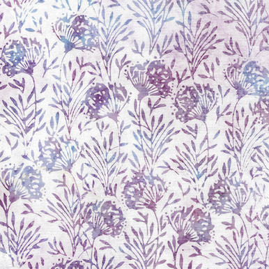 Island Batik English Lavender 112324100 Flower with Leaves Pink Tea ...