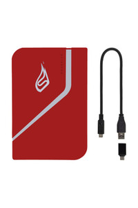 53696, SureFire 2.5inch PyroDrive Gaming SSD USB 3.2 Gen 1 2TB Red
