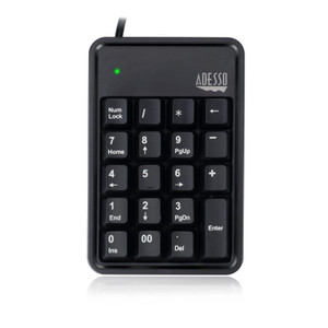AKB-600HB - 19-Key Mechanical Keypad with 3-Port USB Hub