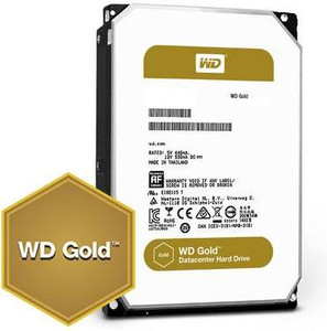 WD Gold 4TB 256MB Cache 7200rpm SATA 6 Gb/s 512n 3.5inch