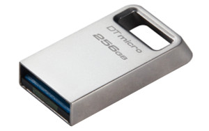DTMC3G2/256GB, 256GB DataTraveler Micro 200MB/s Metal USB 3.2 Gen 1