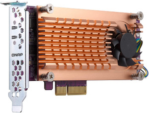 QM2-2P2G2T, 2 x M.2 SSD slots, 2 x 2.5GbE NBASE-T port