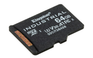 SDCIT2/64GBSP, 64GB microSDXC Industrial C10 A1 pSLC Card Single Pack w/o Adapter