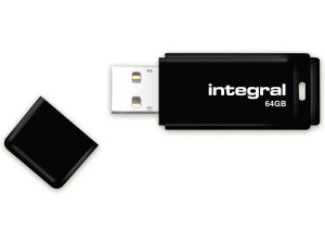 INFD64GBBLK, 64GB Integral Black USB Flash Drive