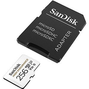 256GB MicroSDXC Sandisk High Endurance R100/W40 SDSQQNR-256G-GN6IA