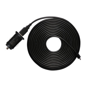 TS-DPL3, Dual USB Car Charger for DrivePro, 8M/4M cable, USB type A to micro B