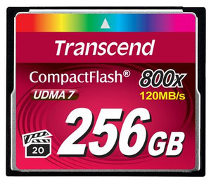 TS256GCF800, 256GB CF CARD (800X, TYPE I )
