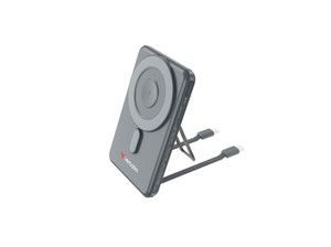 32251, Charge n Go 2C Power Bank Magnetic Wireless 5000mAh with 2 USB-C Cables Stand Grey 32251, Charge n Go 2C Power Bank Magnetic Wireless 5000mAh with 2 USB-C Cables Stand Grey