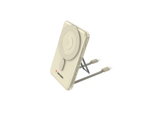 32253, Charge n Go 2C Power Bank Magnetic Wireless 5000mAh with 2 USB-C Cables Stand Gold 32253, Charge n Go 2C Power Bank Magnetic Wireless 5000mAh with 2 USB-C Cables Stand Gold