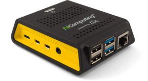 500-0209 RX-440(RDP) (Pi4B, 1.5GHz, 4GB, 16GB SD) with pre-bundled vSpace connection perpetual (10 year) license. Works with vSp