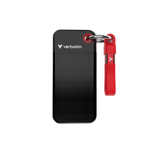 32417, Pocket SSD USB 3.2 Gen 2 256GB Black/Red