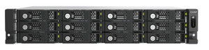 TL-R1210TC4-RP, 12-bay 2U rackmount SATA JBOD expansion unit, redundant PSU, 2.5/3.5 SATA 6Gbps drives, 1x USB 4 type-c to type-