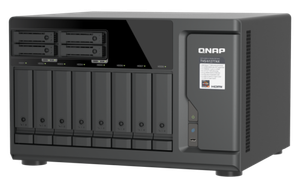 TVS-h1277AX-R5-16G, 12-Bay QuTS hero NAS (8 x 3.5 SATA + 4 x U.2 NVMe slots), AMD Ryzen 5 7000 series 6C12T (boost up to 5.1 GHz