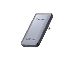 30280, Slim GaN Wall Charger 65W US/EU/UK - Grey