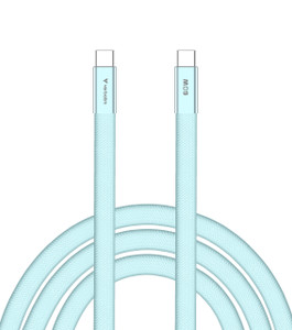 30273, SoftTouch USB-C to C cable 60W 120 cm - Blue