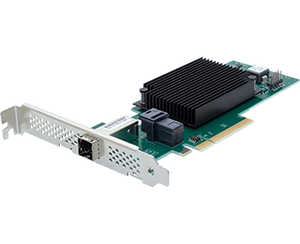 ESAH-1244-GT0, 4-Port External/4-Port Internal 12Gb SAS/SATA to x8 PCIe 4.0 Host Bus Adapter, Low Profile