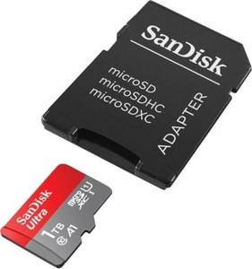 1TB MicroSDXC Sandisk Ultra 150MB C10 U1 A1 met adapter SDSQUAC-1T00-GN6MA