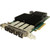 CTFC-164P-000, Quad Channel 16Gb Gen 6 FC to x8 PCIe 3.0 Host Bus Adapter, Low Profile, LC SFF+ included