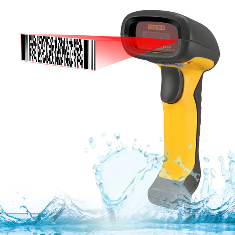 NUSCAN 5200TU - Antimicrobial, Waterproof, Industry 2D Barcode Scanner (USB)