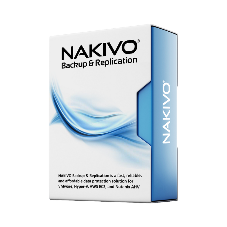 NAKIVO NAKIVO Backup Replication Enterprise Essentials for VMware, Hyper-V, and Nutanix Academic. Minimum of 2 and Maximum of 6 Sockets per Organization. Includes 1 Year of Standard Support. (New License per Socket)