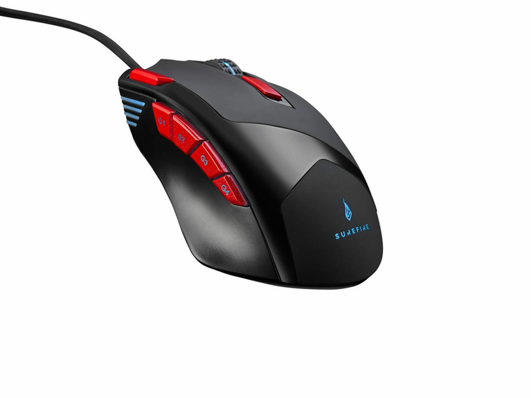 48817, SureFire Eagle Claw Gaming 9-Button Mouse with RGB