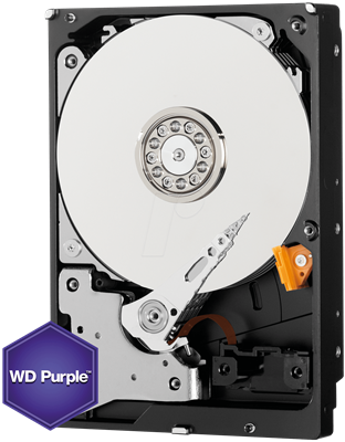 Western Digital WD Purple 1TB SATA 6Gb/s CE HDD 35inch IntelliPower 64MB Cache