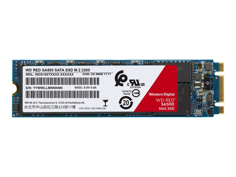 Western Digital WD Red SSD SA500 NAS 1TB SATA III 6Gb/s M.2 2280 Bulk